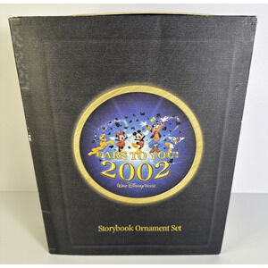 Ears To‎ You 2002 Walt Disney World Storybook Christmas Ornament Set